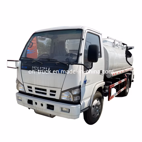 Japanischer brandneuer 4000L 5000L 6000L Benzin-Öltanker, der LKW-Kraftstofftankwagen wiederbefüllt